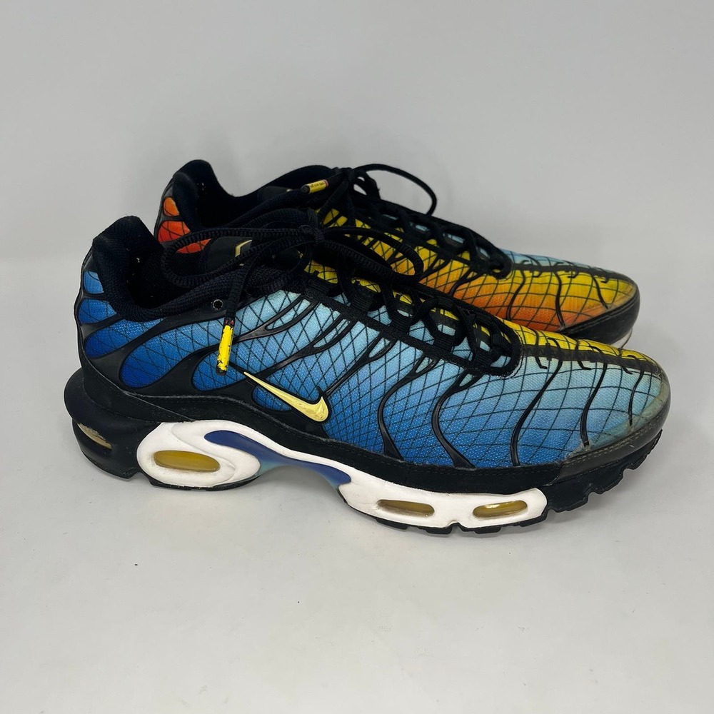 Nike 2018 Air Max Plus 'Greedy' Sneakers Ble Orange Mens Size 11